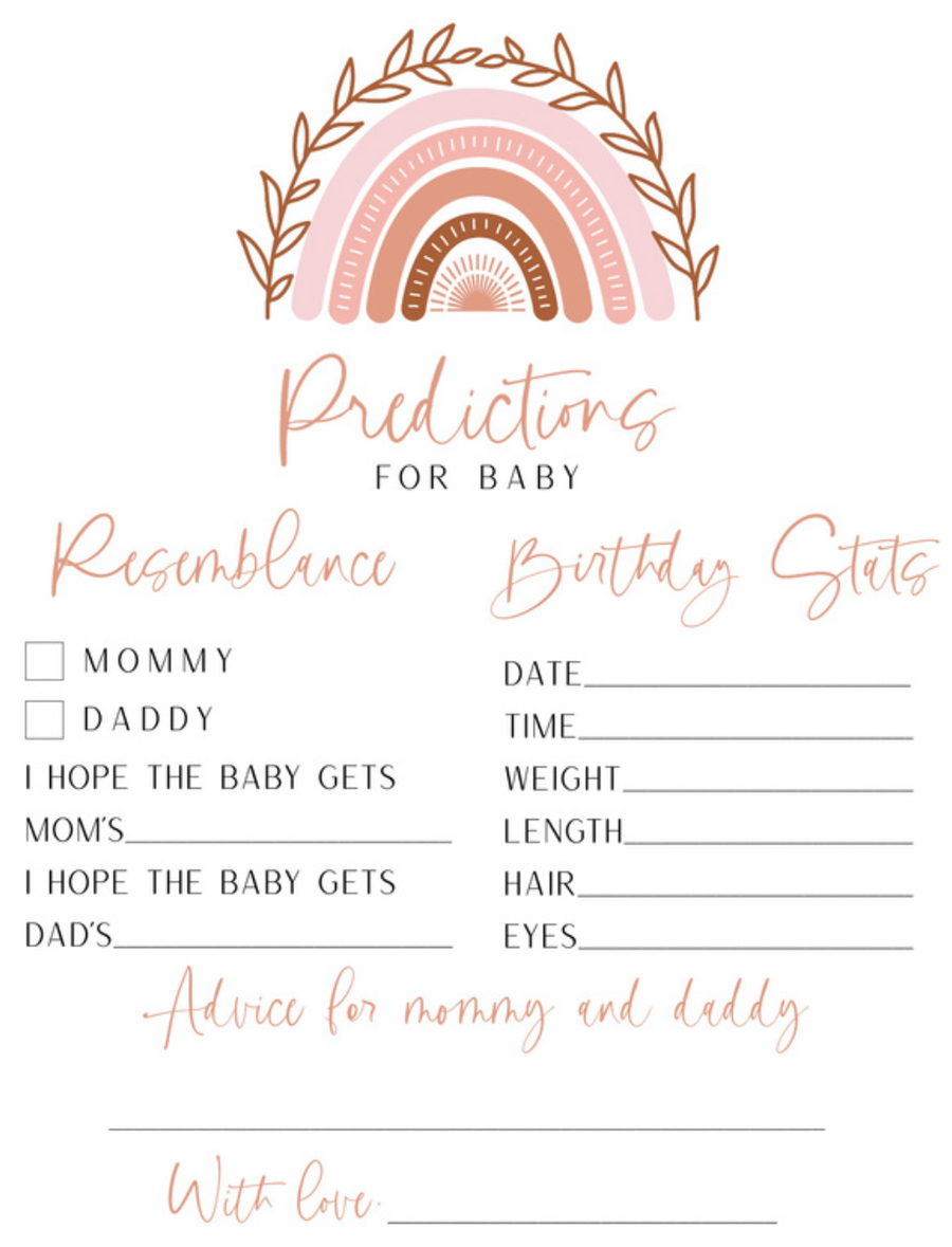 Toodly Baby Shower Printable Games